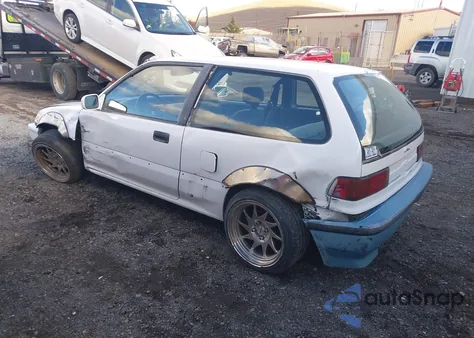 1991 Honda Civic Dx из США, поврежденный, VIN 2HGED6351MH543817